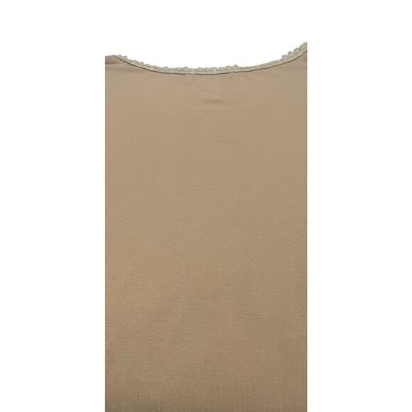 PAISLEY VINE LONG SLV RND NECK MIDI BOHEMIAN DRESS, WOMENS, 2XL, TAN/BROWN, LACE - Picture 7 of 11